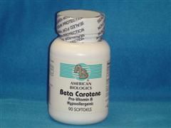 Beta Carotene (90 softgels) American Biologics